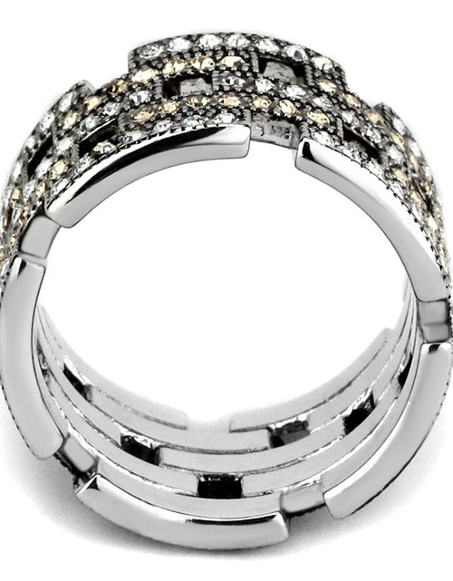 Load image into Gallery viewer, TK2987 - High polished (no plating) Stainless Steel Ring with Top
