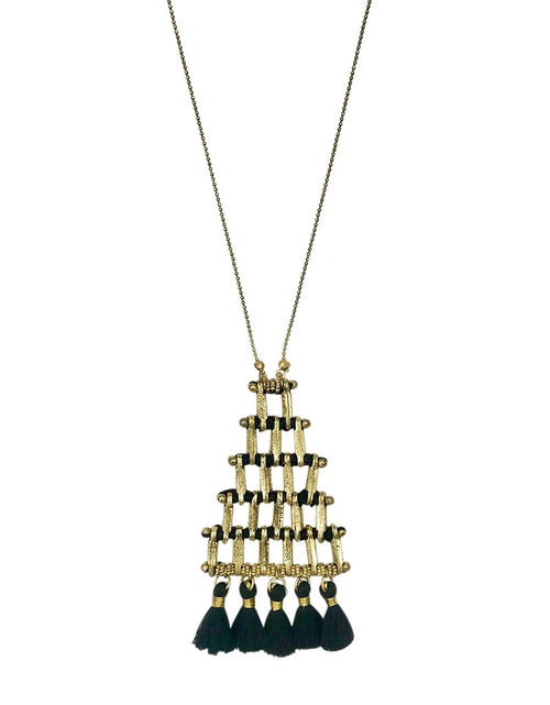 Load image into Gallery viewer, Kai Pyramid Necklace
